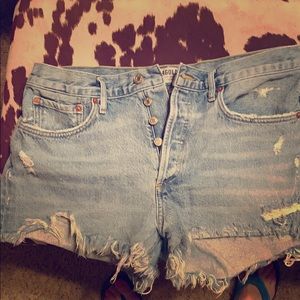 Vintage denim shorts